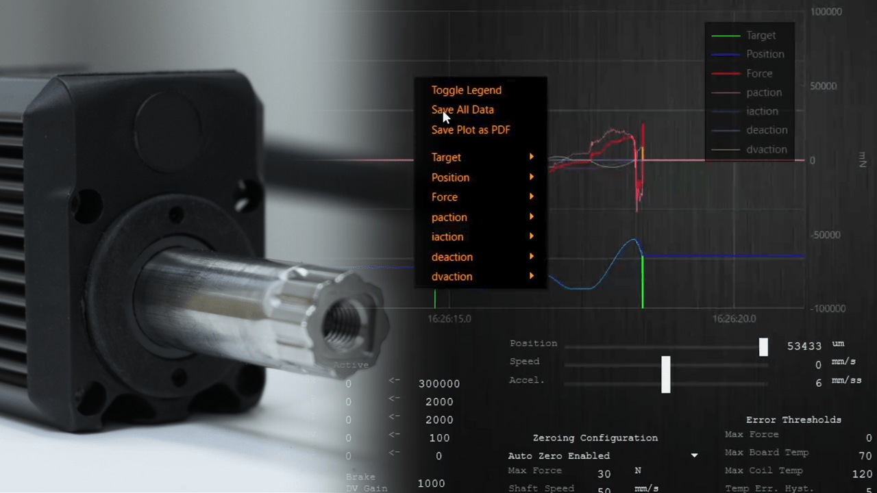 Force Controlled Smart Linear Motors Iris Dynamics - Colorful Design Collection - High Resolution Quality